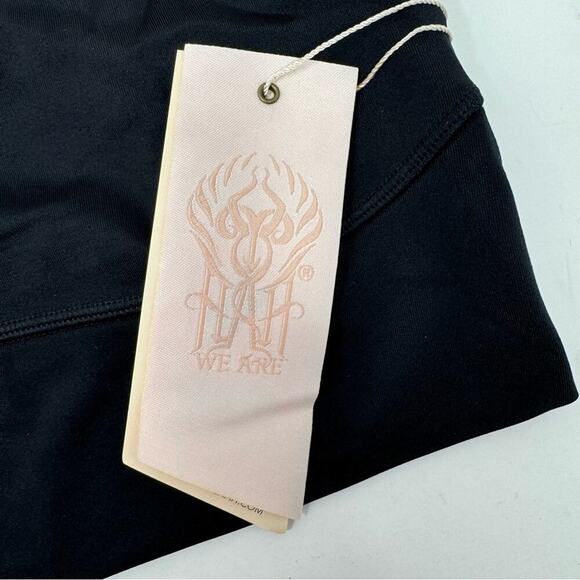 We Are HAH Size M Cami BrHAH Long Line Bra Scoop Neck Convertible Black NEW - Picture 12 of 16